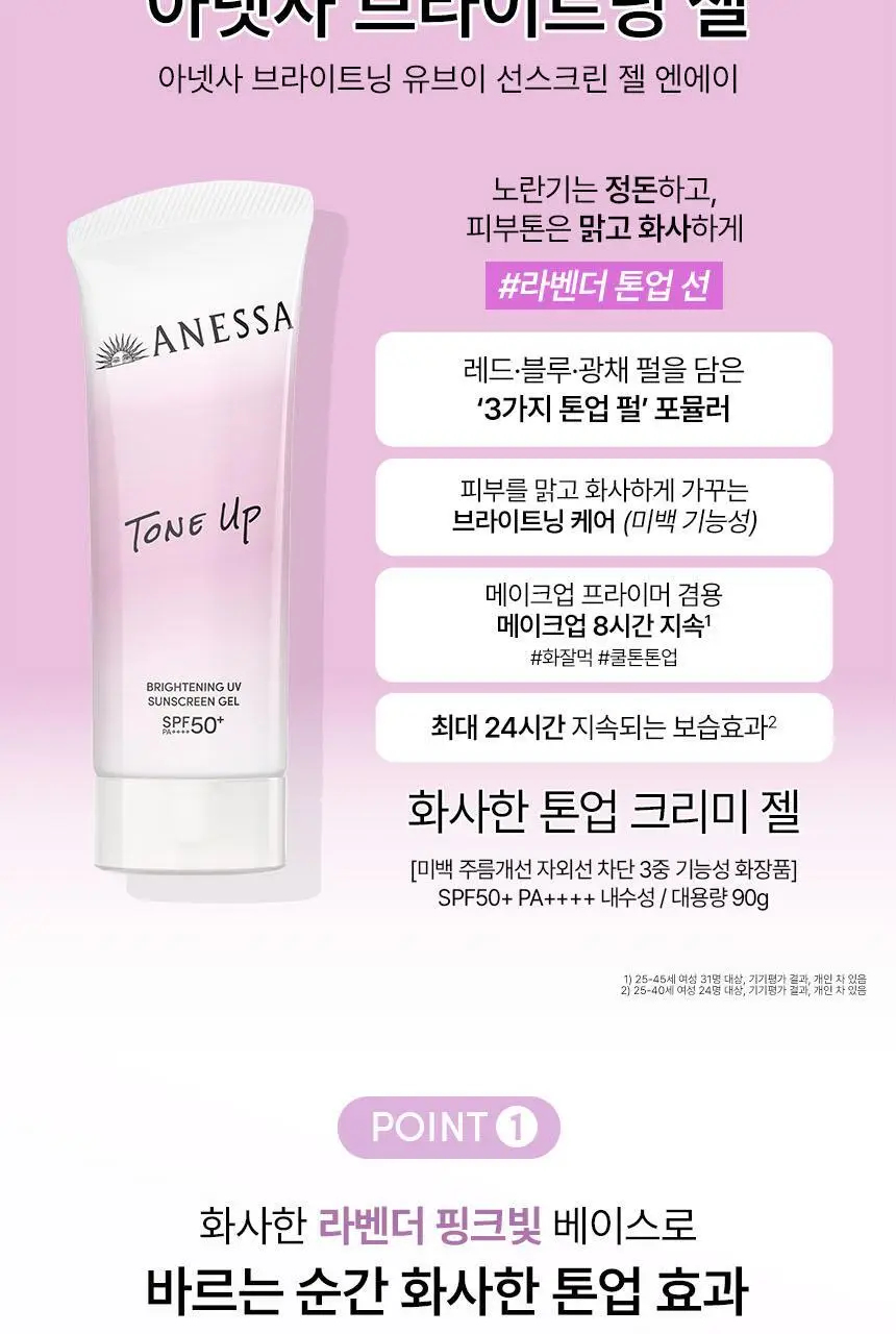 [3월 신상] 아넷사 브라이트닝 UV 선스크린 젤 NA 90g 상세페이지 12